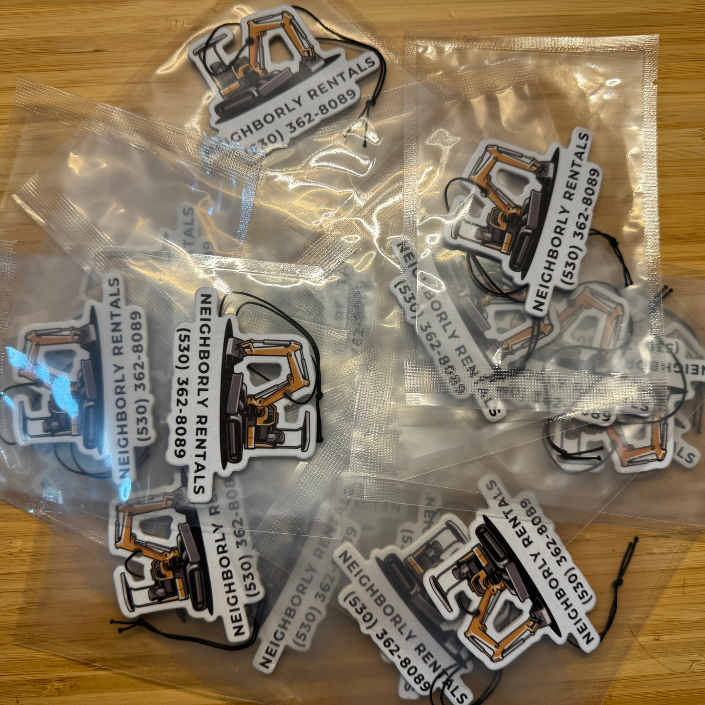 Bulk Custom Car Air Fresheners For Auto Repair Shops, Custom Freshies For Auto Repair Businesses